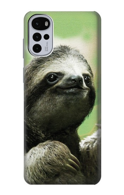 S2708 Smiling Sloth Case Cover Custodia per Motorola Moto G22