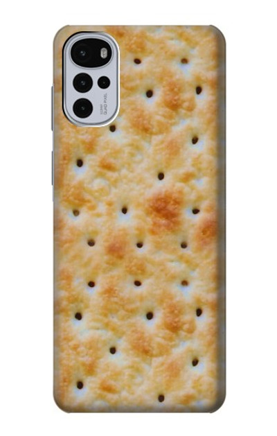 S2987 Cream Cracker Biscuits Case Cover Custodia per Motorola Moto G22