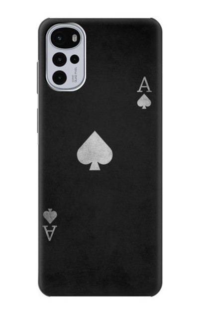 S3152 Black Ace of Spade Case Cover Custodia per Motorola Moto G22