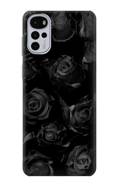 S3153 Black Roses Case Cover Custodia per Motorola Moto G22