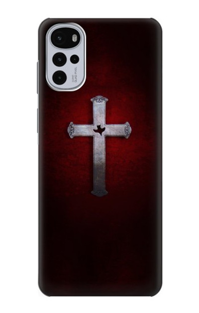 S3160 Christian Cross Case Cover Custodia per Motorola Moto G22