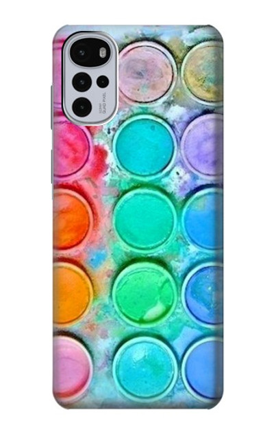 S3235 Watercolor Mixing Case Cover Custodia per Motorola Moto G22