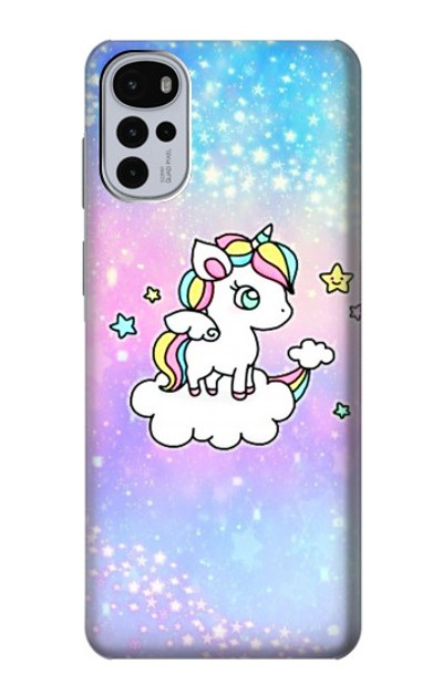 S3256 Cute Unicorn Cartoon Case Cover Custodia per Motorola Moto G22