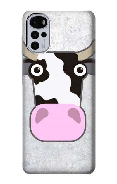 S3257 Cow Cartoon Case Cover Custodia per Motorola Moto G22