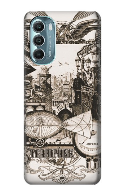 S1681 Steampunk Drawing Case Cover Custodia per Motorola Moto G Stylus 5G (2022)