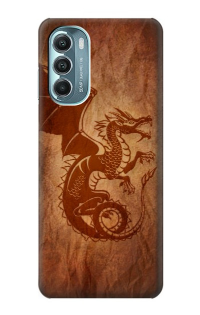 S3086 Red Dragon Tattoo Case Cover Custodia per Motorola Moto G Stylus 5G (2022)