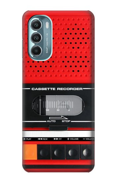 S3204 Red Cassette Recorder Graphic Case Cover Custodia per Motorola Moto G Stylus 5G (2022)