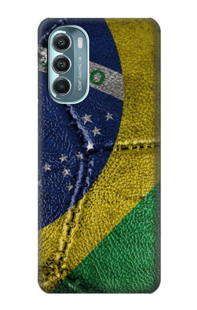 S3297 Brazil Flag Vintage Football Graphic Case Cover Custodia per Motorola Moto G Stylus 5G (2022)