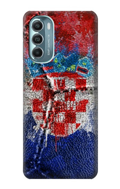 S3313 Croatia Flag Vintage Football Graphic Case Cover Custodia per Motorola Moto G Stylus 5G (2022)