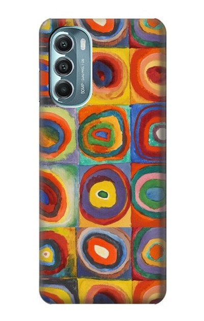 S3409 Squares Concentric Circles Case Cover Custodia per Motorola Moto G Stylus 5G (2022)