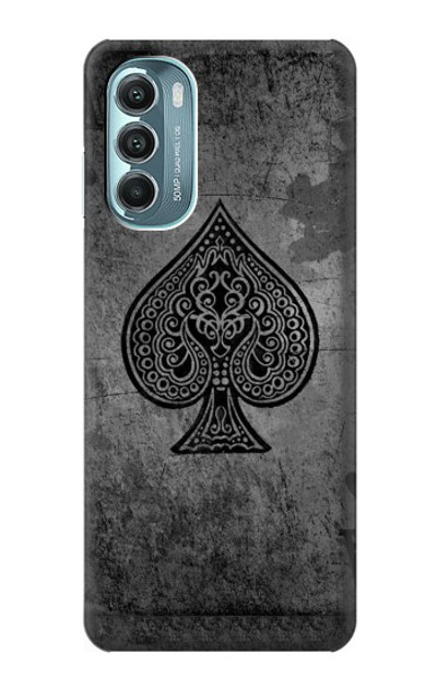 S3446 Black Ace Spade Case Cover Custodia per Motorola Moto G Stylus 5G (2022)
