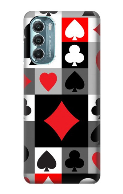 S3463 Poker Card Suit Case Cover Custodia per Motorola Moto G Stylus 5G (2022)