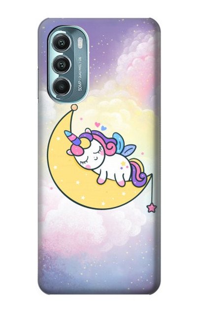 S3485 Cute Unicorn Sleep Case Cover Custodia per Motorola Moto G Stylus 5G (2022)