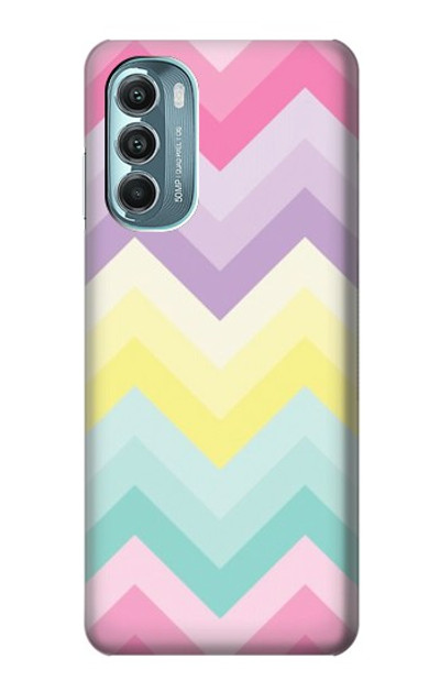 S3514 Rainbow Zigzag Case Cover Custodia per Motorola Moto G Stylus 5G (2022)