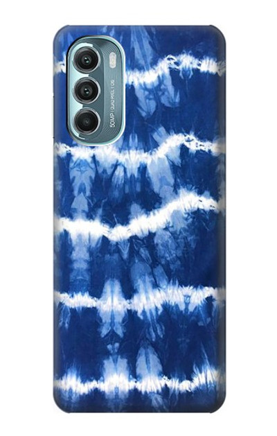 S3671 Blue Tie Dye Case Cover Custodia per Motorola Moto G Stylus 5G (2022)