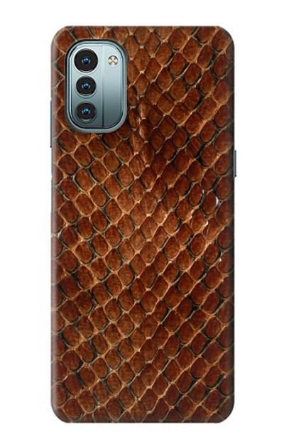 S0555 Snake Skin Case Cover Custodia per Nokia G11, G21