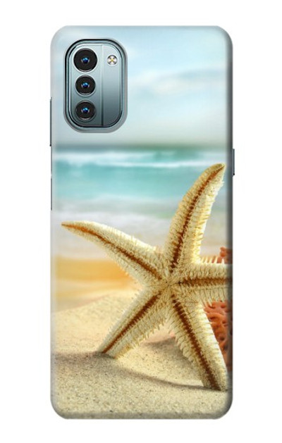 S1117 Starfish on the Beach Case Cover Custodia per Nokia G11, G21