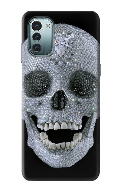 S1286 Diamond Skull Case Cover Custodia per Nokia G11, G21