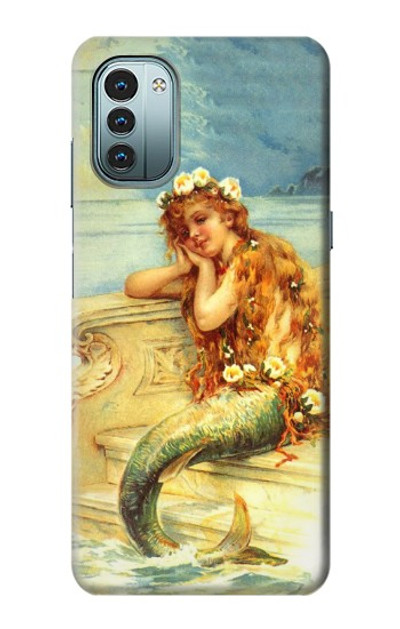 S3184 Little Mermaid Painting Case Cover Custodia per Nokia G11, G21