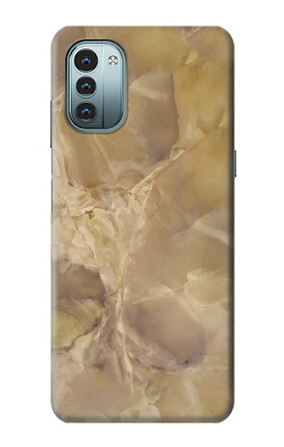 S3240 Yellow Marble Stone Case Cover Custodia per Nokia G11, G21