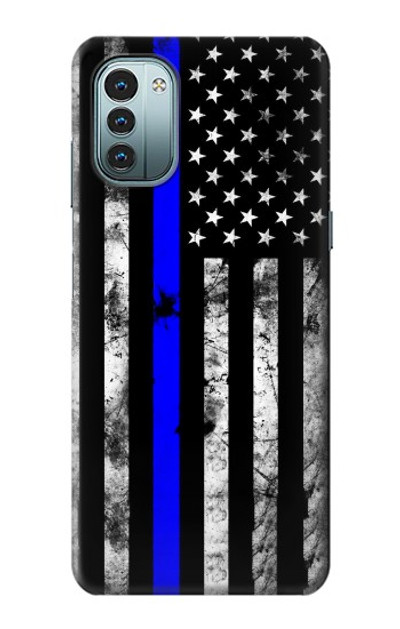 S3244 Thin Blue Line USA Case Cover Custodia per Nokia G11, G21