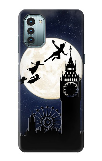 S3249 Peter Pan Fly Full Moon Night Case Cover Custodia per Nokia G11, G21