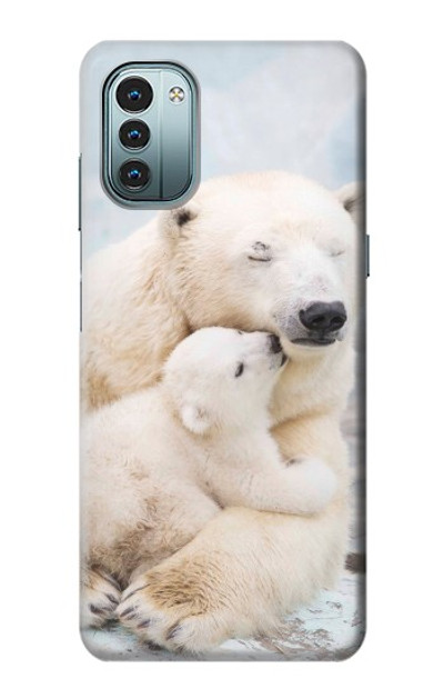 S3373 Polar Bear Hug Family Case Cover Custodia per Nokia G11, G21