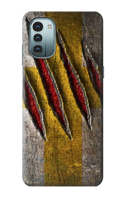 S3603 Wolverine Claw Slash Case Cover Custodia per Nokia G11, G21