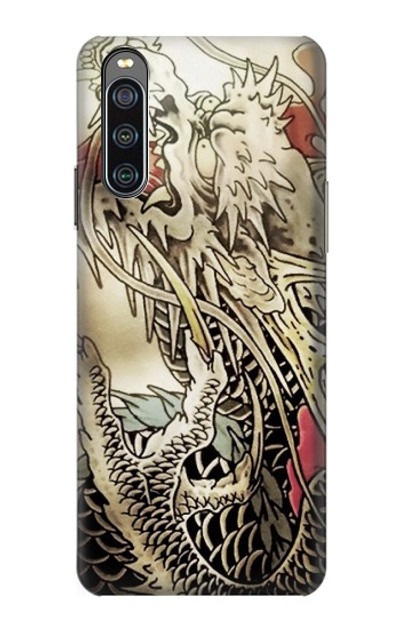 S0122 Yakuza Tattoo Case Cover Custodia per Sony Xperia 10 IV