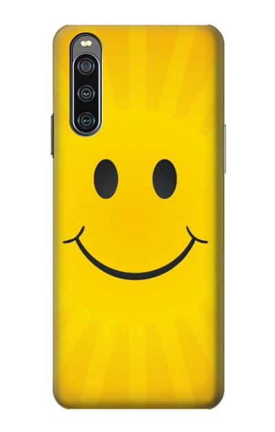 S1146 Yellow Sun Smile Case Cover Custodia per Sony Xperia 10 IV S1146 Yellow Sun Smile Case Cover Custodia per Sony Xperia 10 IV