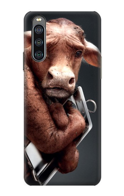S1271 Crazy Cow Case Cover Custodia per Sony Xperia 10 IV S1271 Crazy Cow Case Cover Custodia per Sony Xperia 10 IV