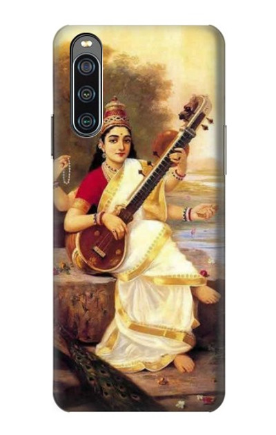 S1420 Saraswati Hindu Goddess Case Cover Custodia per Sony Xperia 10 IV S1420 Saraswati Hindu Goddess Case Cover Custodia per Sony Xperia 10 IV