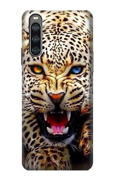 S1932 Blue Eyed Leopard Case Cover Custodia per Sony Xperia 10 IV