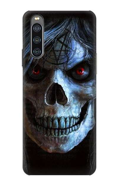 S2585 Evil Death Skull Pentagram Case Cover Custodia per Sony Xperia 10 IV S2585 Evil Death Skull Pentagram Case Cover Custodia per Sony Xperia 10 IV