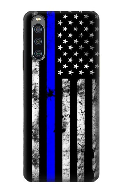 S3244 Thin Blue Line USA Case Cover Custodia per Sony Xperia 10 IV