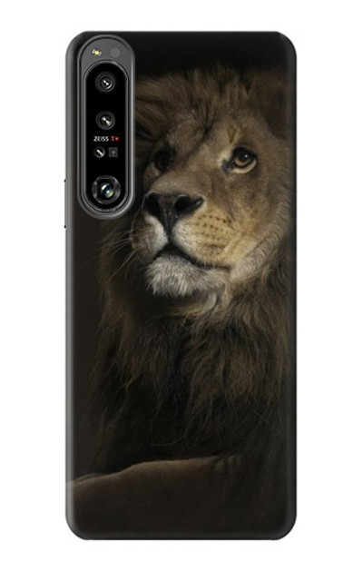 S0472 Lion Case Cover Custodia per Sony Xperia 1 IV