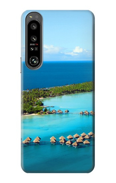 S0844 Bora Bora Island Case Cover Custodia per Sony Xperia 1 IV S0844 Bora Bora Island Case Cover Custodia per Sony Xperia 1 IV