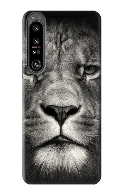 S1352 Lion Face Case Cover Custodia per Sony Xperia 1 IV S1352 Lion Face Case Cover Custodia per Sony Xperia 1 IV
