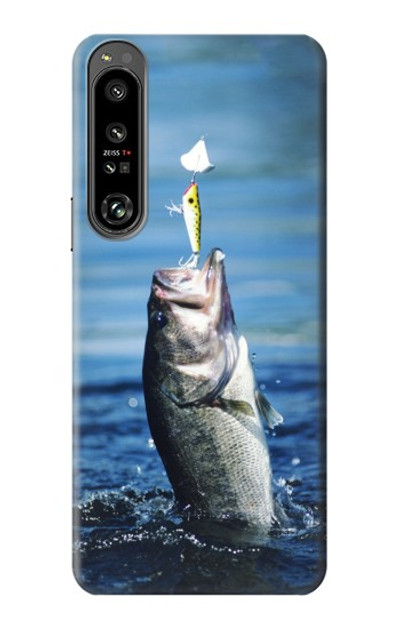 S1594 Bass Fishing Case Cover Custodia per Sony Xperia 1 IV