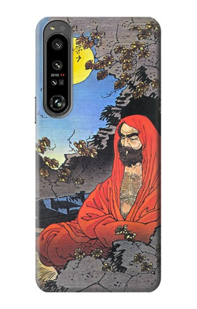 S2234 Zen Master Bodhidharma Yoshitoshi Case Cover Custodia per Sony Xperia 1 IV S2234 Zen Master Bodhidharma Yoshitoshi Case Cover Custodia per Sony Xperia 1 IV