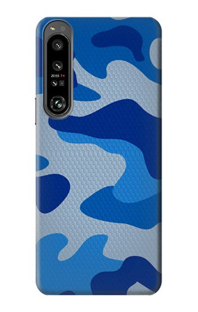 S2958 Army Blue Camo Camouflage Case Cover Custodia per Sony Xperia 1 IV S2958 Army Blue Camo Camouflage Case Cover Custodia per Sony Xperia 1 IV