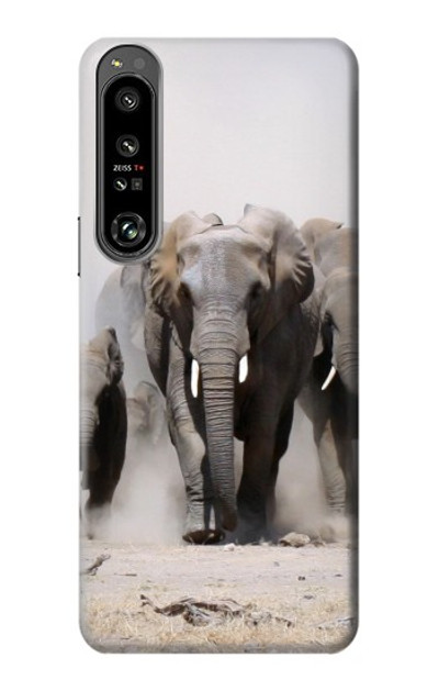 S3142 African Elephant Case Cover Custodia per Sony Xperia 1 IV