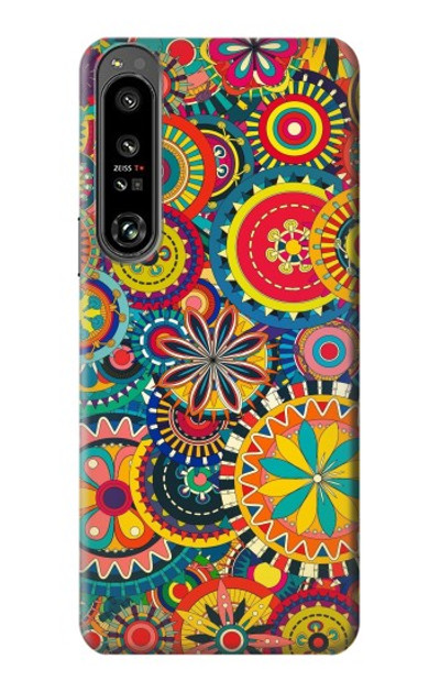 S3272 Colorful Pattern Case Cover Custodia per Sony Xperia 1 IV