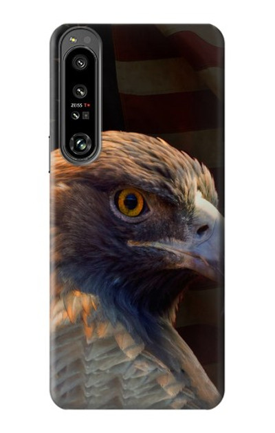 S3376 Eagle American Flag Case Cover Custodia per Sony Xperia 1 IV