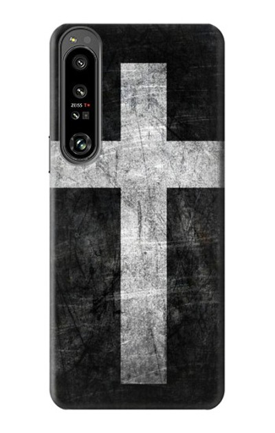 S3491 Christian Cross Case Cover Custodia per Sony Xperia 1 IV