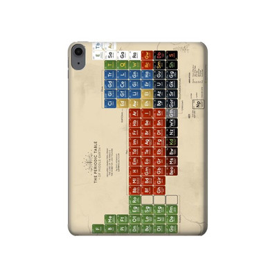 S1695 The Periodic Table of Middle Earth Case Cover Custodia per iPad Air (2022, 2020), Air 11 (2024), Pro 11 (2022)