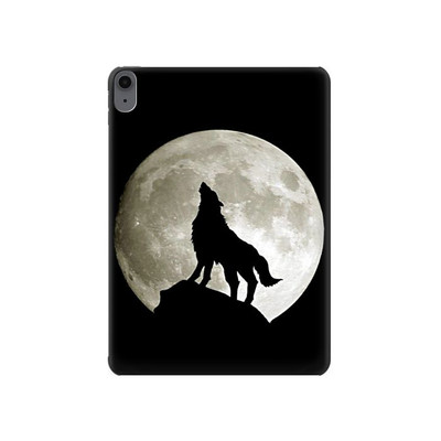 S1981 Wolf Howling at The Moon Case Cover Custodia per iPad Air (2022, 2020), Air 11 (2024), Pro 11 (2022)