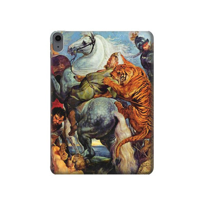 S3331 Peter Paul Rubens Tiger und Lowenjagd Case Cover Custodia per iPad Air (2022, 2020), Air 11 (2024), Pro 11 (2022)