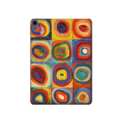 S3409 Squares Concentric Circles Case Cover Custodia per iPad Air (2022, 2020), Air 11 (2024,2025), Pro 11 (2022)