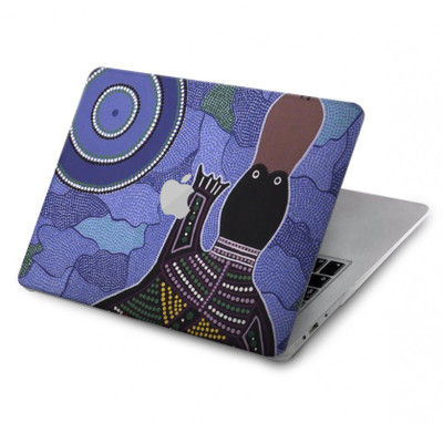 S3387 Platypus Australian Aboriginal Art Case Cover Custodia per MacBook Air 13″ (2022,2024) - A2681, A3113